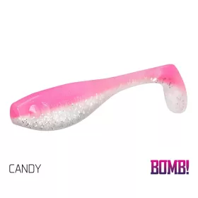  Delphin BOMB! Pește de cauciuc Fatty - Candy 5 buc. Momeală artificială de cauciuc 10cm