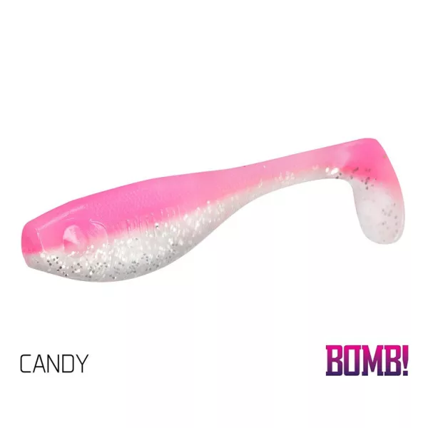 Delphin BOMB! Pește de cauciuc Fatty - Candy 5 buc. Momeală artificială de cauciuc 10cm