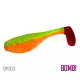 Delphin BOMB! Pește de cauciuc Fatty - Disco 5 bucăți Nălucă de cauciuc 10cm