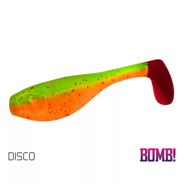 Delphin BOMB! Pește de cauciuc Fatty - Disco 5buc Nalucă de cauciuc 12cm