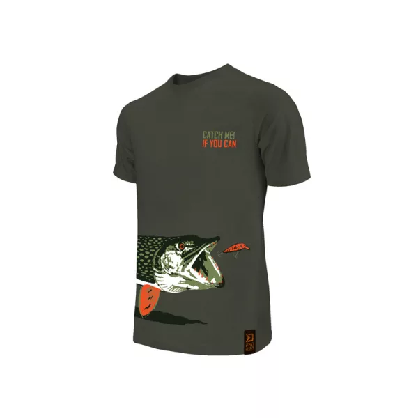 Delphin - Catch me! Știucă Verde închis - Tricou - M