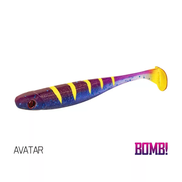 Delphin BOMB! Pește de cauciuc Rippa - Avatar 5 buc. Momeală artificială de cauciuc 10cm