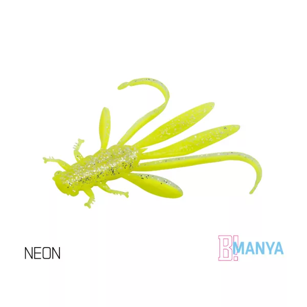 Nimfă Delphin MANYA UVs / 5 bucăți 10.5cm/NEON