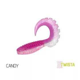 Pește de cauciuc Delphin TWISTA UVs / 5buc 8cm/CANDY