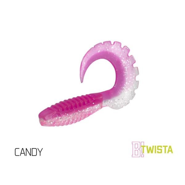 Pește de cauciuc Delphin TWISTA UVs / 5buc 8cm/CANDY