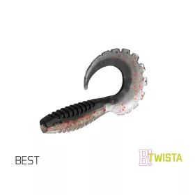 Pește de cauciuc Delphin TWISTA UVs / 5buc 8cm/BEST