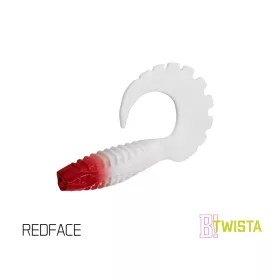 Nălucă de cauciuc Delphin TWISTA UVs / 5 buc 10cm/RedFACE