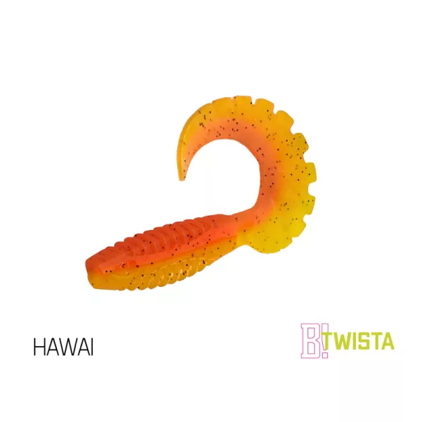 Nălucă de cauciuc Delphin TWISTA UVs / 5 buc 10cm/HAWAI