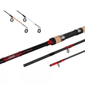   Delphin LEEDER lansetă feeder + 2 vârfuri 330cm/100g/3 segmente
