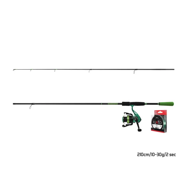 Set de spinning Delphin GreenSpin 2,10m