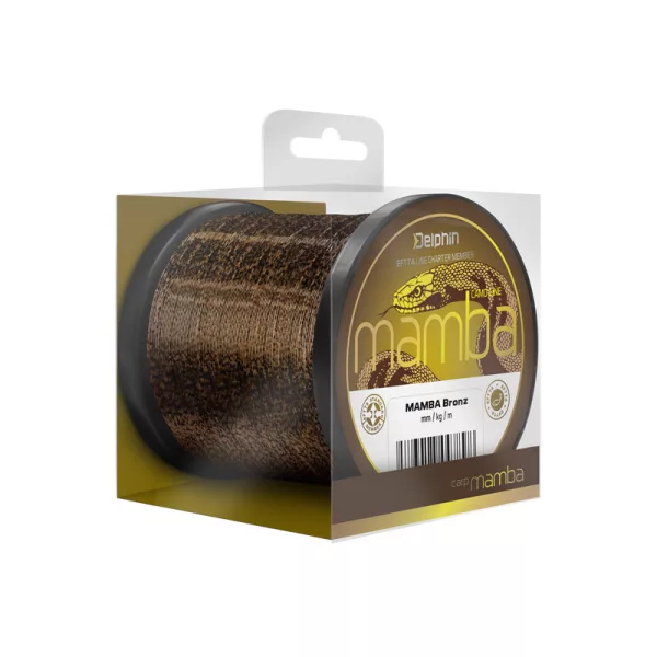 Delphin MAMBA Carp / Bronz Fir monofilament 0,26mm 1200m