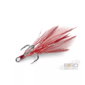 Delphin B!RD Hook TRIPLE / 3buc pene roșii #4