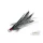 Delphin B!RD Hook TRIPLE / 3buc pene negre #8