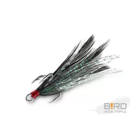 Delphin B!RD Hook TRIPLE / 3buc pene negre #6