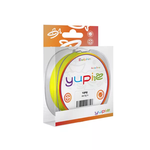 Delphin YUPIE / galben fluo 0,20mm 3,7kg 300m