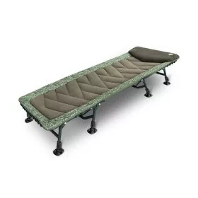   Pat de pescuit Delphin EightLUX 8 C2G cu 8 picioare, cu picioare ajustabile 205x80cm