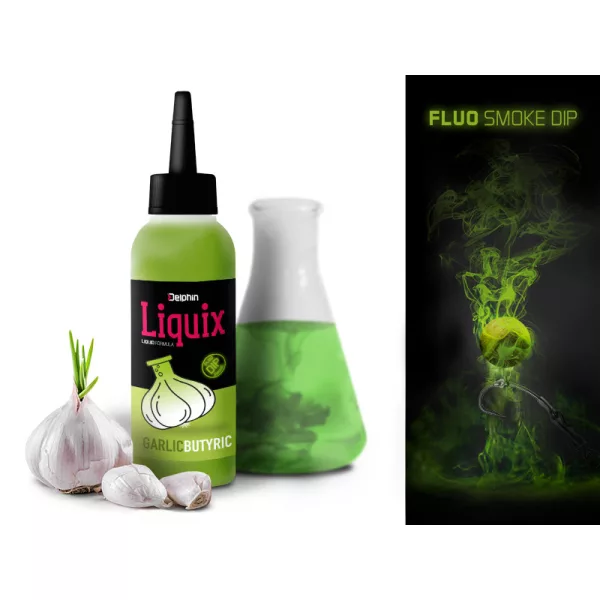 Delphin Fluo dip D SNAX LiquiX /100ml Usturoi-Acid Butiric lichid