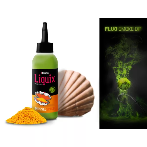 Delphin Fluo dip D SNAX LiquiX /100ml Scoică-Condimente lichid