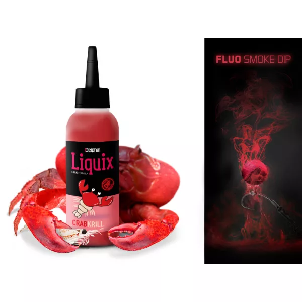 Delphin Fluo dip D SNAX LiquiX /100ml Lichid Rac-Krill