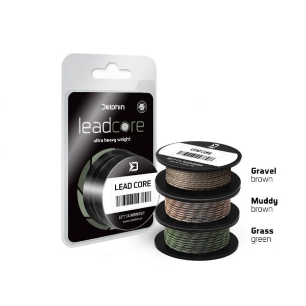 Delphin LEADCORE verde Grass 45lbs 8m