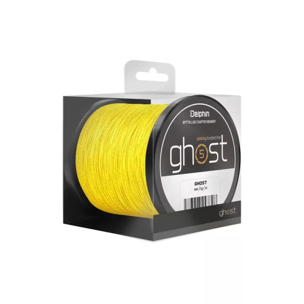 Delphin Ghost 4+1 Galben 0,23mm 3000m Fir Principal Împletit