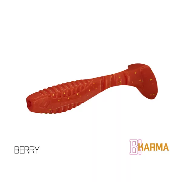 Nălucă din plastic Delphin Karma UVs - Berry 10cm 5 buc