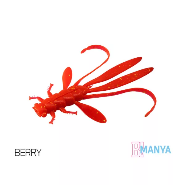 Delphin Manya UVs Nimfă - Berry 10,5cm Momeală Plastic 5buc