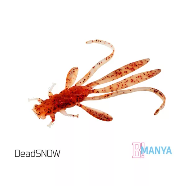 Delphin Manya UVs Nimfa - DeadSnow 10,5cm Momeală plastică 5 buc