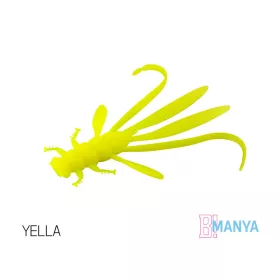   Delphin Manya UVs Nimfa - Yella 10,5cm Momeală plastică 5 buc