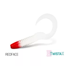   Delphin TwistaX Eeltail UVs - Redface 15cm Momeală plastic 5buc