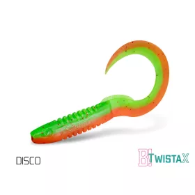   Delphin TwistaX Eeltail UVs - Disco 15cm Momeală de plastic 5 buc