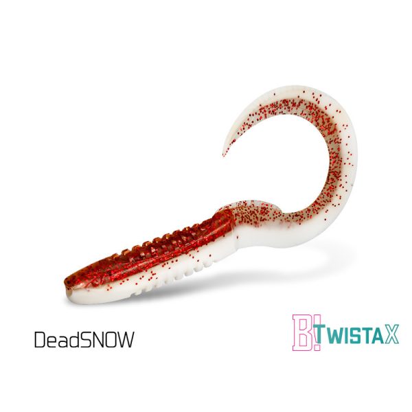 Delphin TwistaX Eeltail UVs - DeadSnow 15cm Momeală de plastic 5 buc