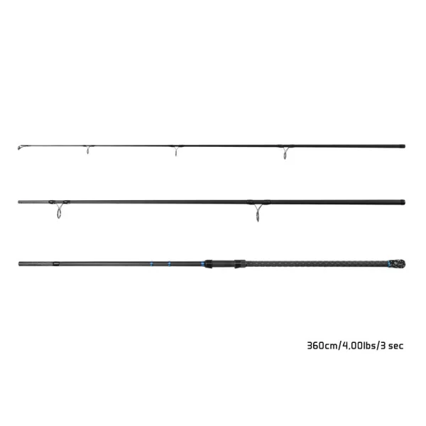 Delphin CAPRI NXT 2 buc 360cm, 4lbs Lansetă de crap din 3 segmente