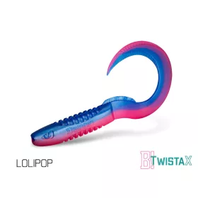   Delphin TwistaX Eeltail UVs - Lolipop 6cm Momeală Plastică 5 buc
