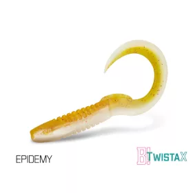   Delphin TwistaX Eeltail UVs - Epidemy 6cm Momeală de plastic 5 buc