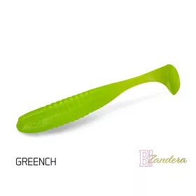   Delphin Zandera FlexiFloat UVs - Greench 12cm Momeală plastică 5 bucăți