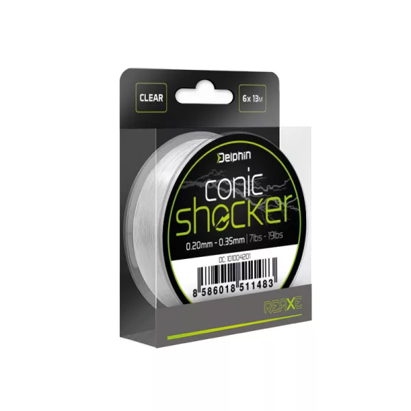 Delphin Monofil conic Conic Shocker Reaxe 6x13m 0,22mm-0,40mm