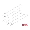 Delphin Proxi Sting 12cm 0,10mm Cârlig Legat cu Ochet, cu Barbetă, Mărimea 10, cu Țepușă pentru Momeală 6buc