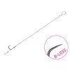 Delphin Proxi Sting 12cm 0,10mm Cârlig Legat cu Ochet, fără Barbetă, Mărimea 10, cu Țepușă pentru Momeală 6buc