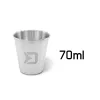 Delphin RESET XL 4în1 4x70ml Set Pahare din Oțel Inoxidabil pentru Pălinkă