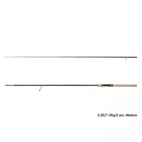   Delphin Corx Spin Medium 2,25m 7-26gr din 2 bucăți Lansetă de spinning