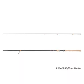   Delphin Corx Spin Medium 2,44m 8-32gr din 2 bucăți Lansetă de spinning