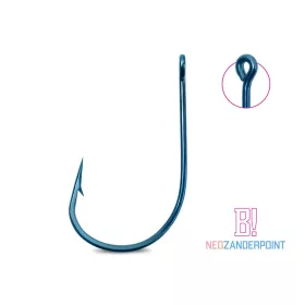   Delphin B! Neo ZanderPoint Blu 3/0 Cârlig de spinning cu ureche și barbă 10buc