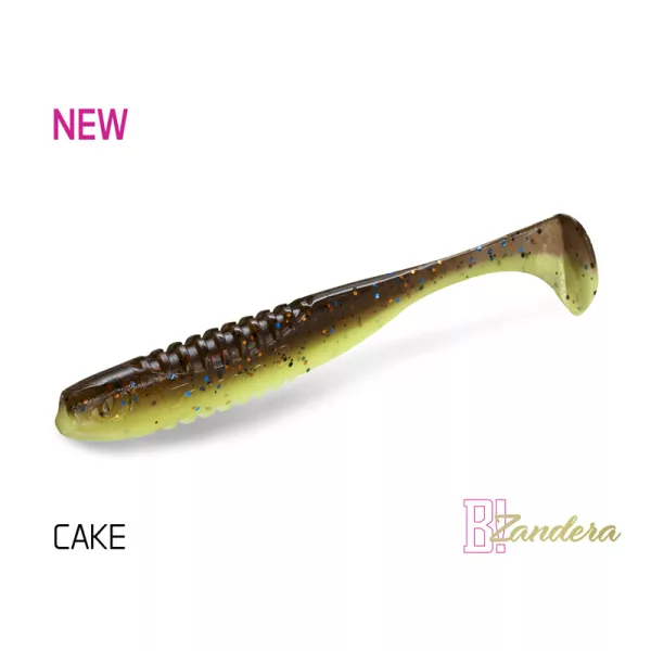 Delphin Zandera UVs Cake 12cm Momeală plastic 5 buc