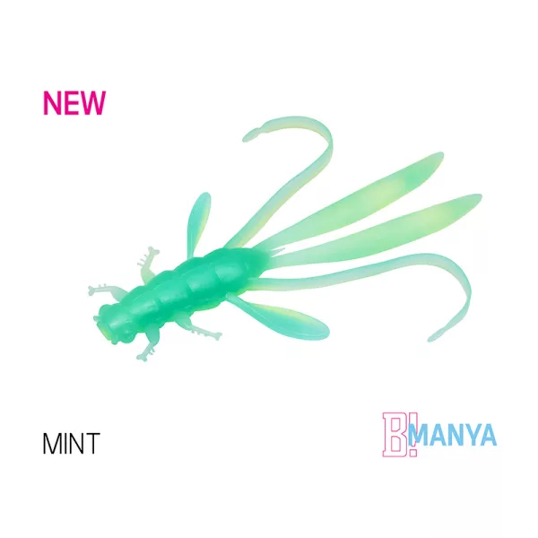 Delphin Manya UVs Nimfa Mint 10,5cm Momeală plastică 5buc