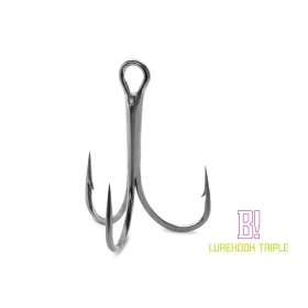   Delphin B! LureHook Triple 2 Ancore triple cu Ochi și Barbă 6 buc