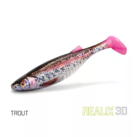 Delphin Realix 3D Trout 13cm Nălucă de cauciuc 2buc