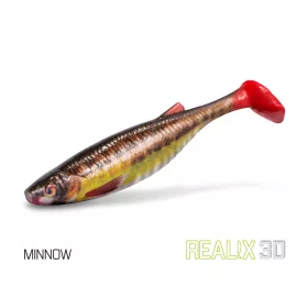 Delphin Realix 3D Minnow 13cm Nălucă de cauciuc 2buc