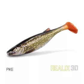 Delphin Realix 3D Pike 13cm Nălucă de cauciuc 2buc