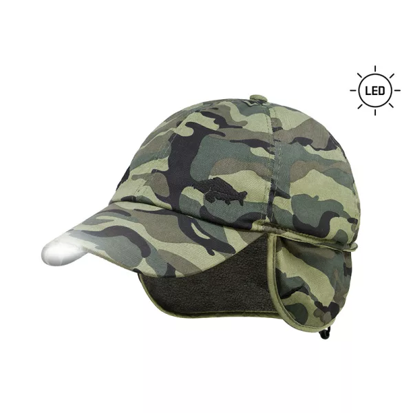 Șapcă de baseball Delphin OutLine Camo LED de iarnă